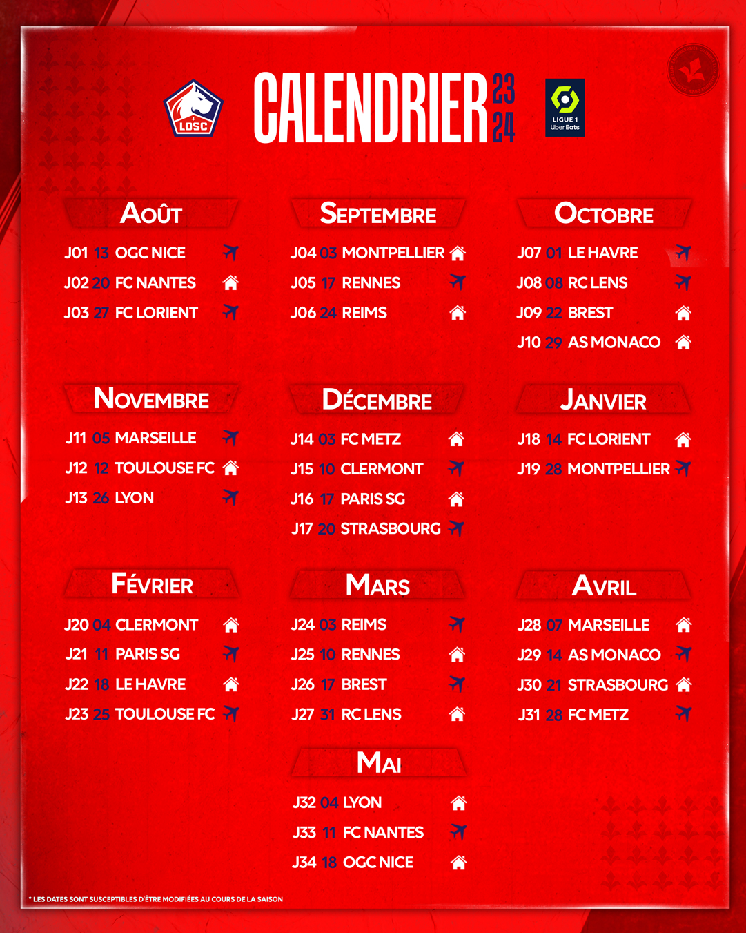 Calendrier Losc 2024 Fayre Jenilee