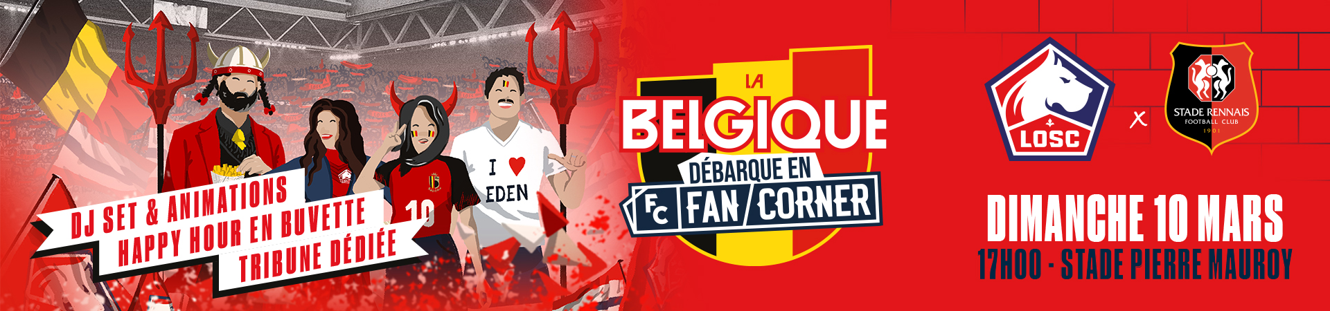 Bandeau promo Belgique EDEN HAZARD