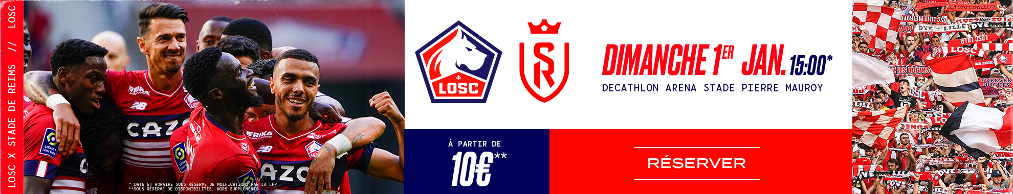 LOSC Reims billetterie