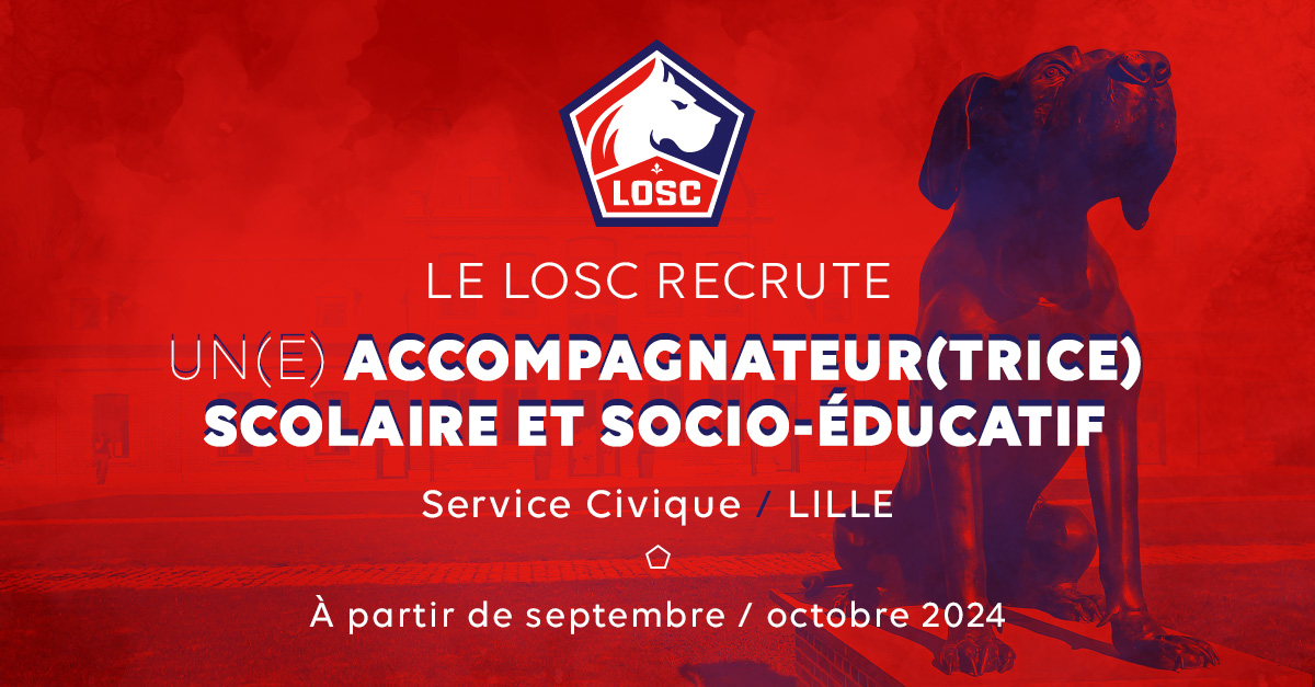 Mission de Service Civique : Accompagnement scolaire et socio-éducatif des jeunes du LOSC