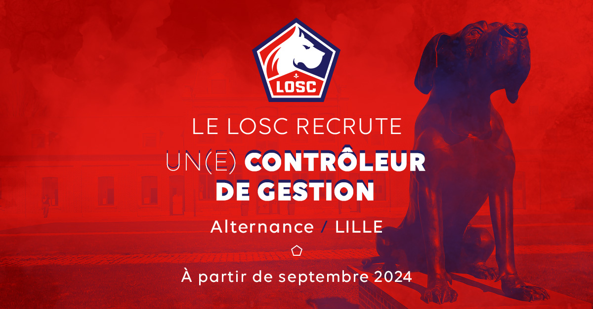Le LOSC recrute un(e) Contrôleur de Gestion
