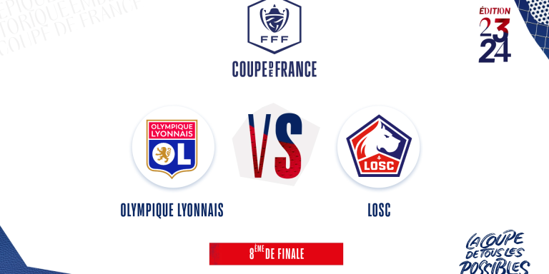 Fanion 16ème De Finale Coupe De France 2025 - OM Marseille Vs Lille LOSC, Supporter