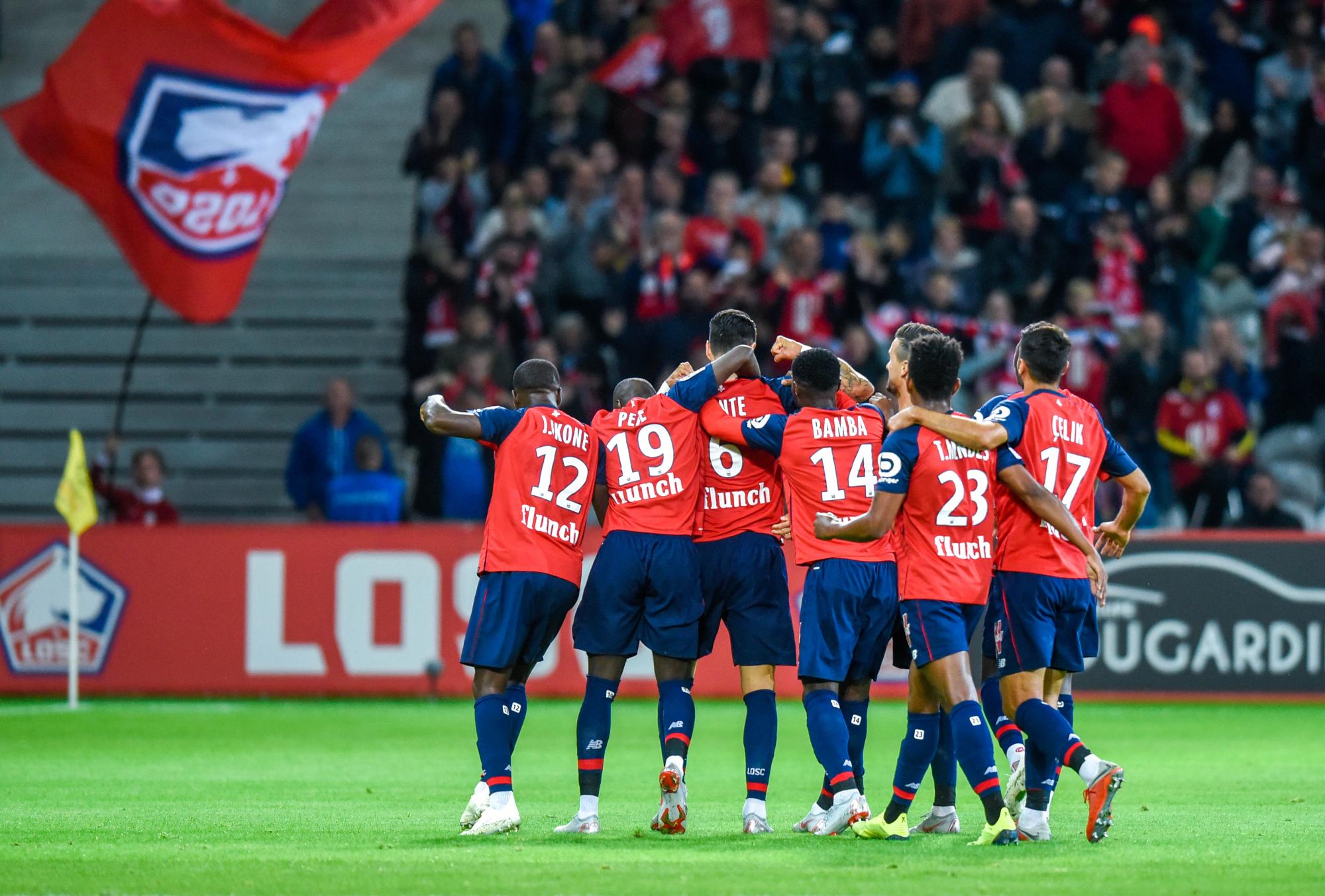 El Lille celebrando su pase a Champions (Foto: Lille OSC).